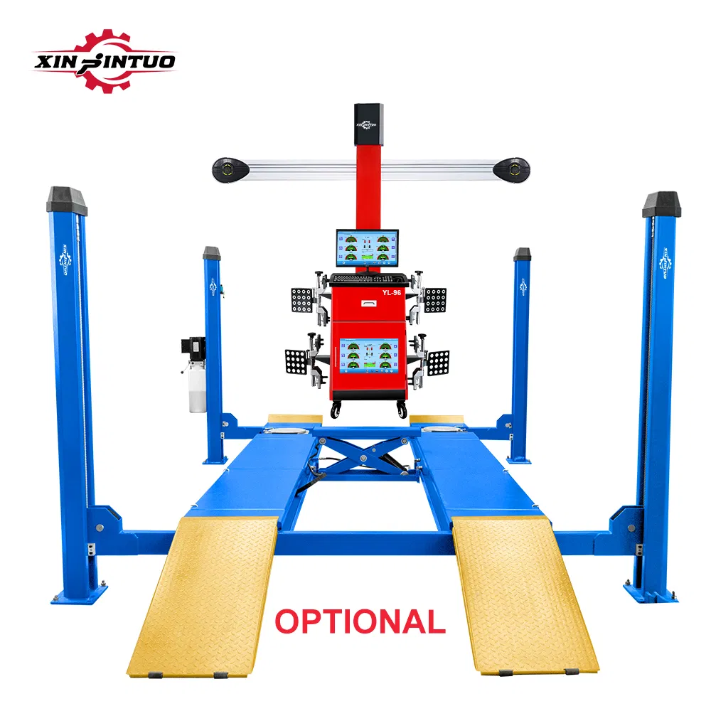 Xinjintuo Automatic 3D Full Set Wheel Alignment Machine Four-Wheel Lift with Balancer Tyre Changer for Car Truck Wheel Alignment