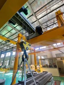 M5 Working Duty Double Girder European Type Wire Rope Hoist for Double Beam Overhead and End Carriage
