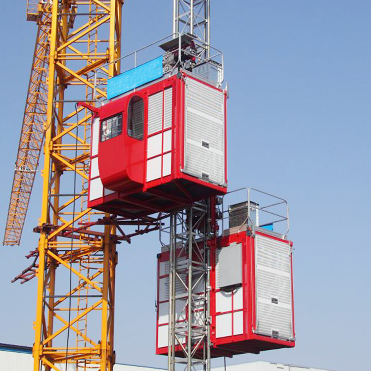 Double Cabin 2t Construction Hoist Lift in USA