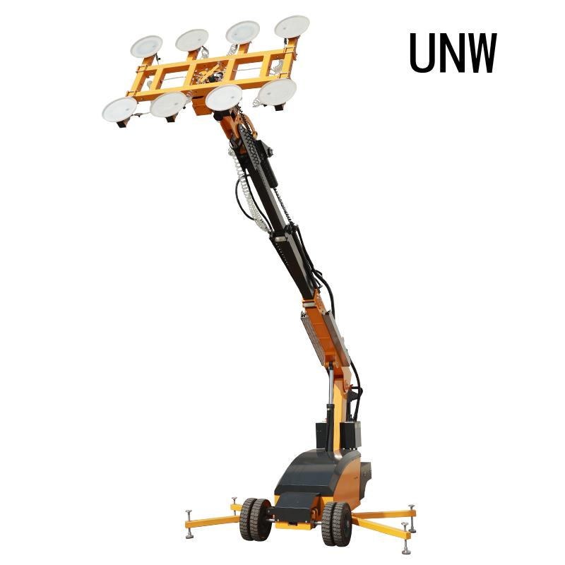 Workshop Glass Vacuum Robot 500kg Suction Cup Lifter Stone Lift with 6PCS