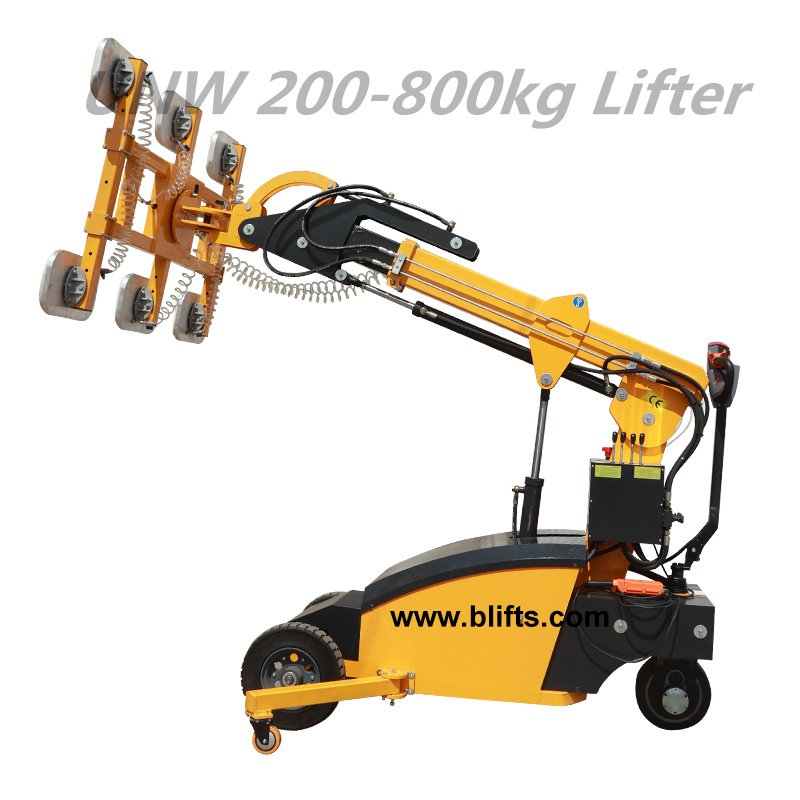 600kg 400kg Intelligent Electric Glass Vacuum Suction Lift with Proportional Remote Control