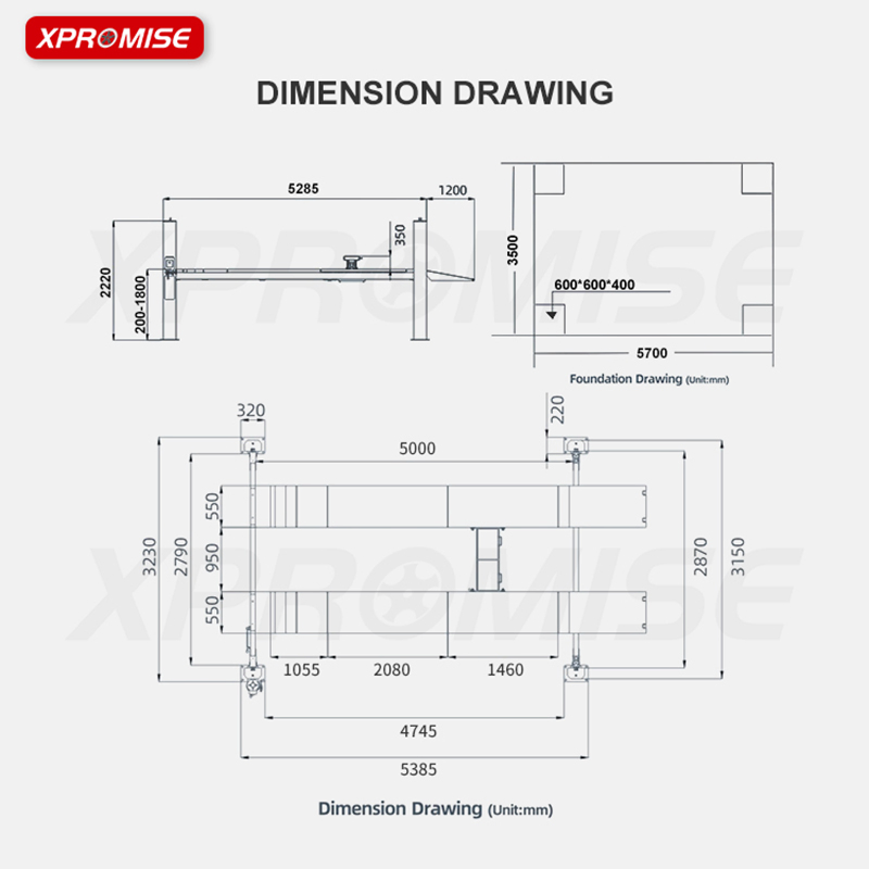 Factory Direct Sales Hydraulic Car Lifter/ Four Post Lift for Workshop with CE