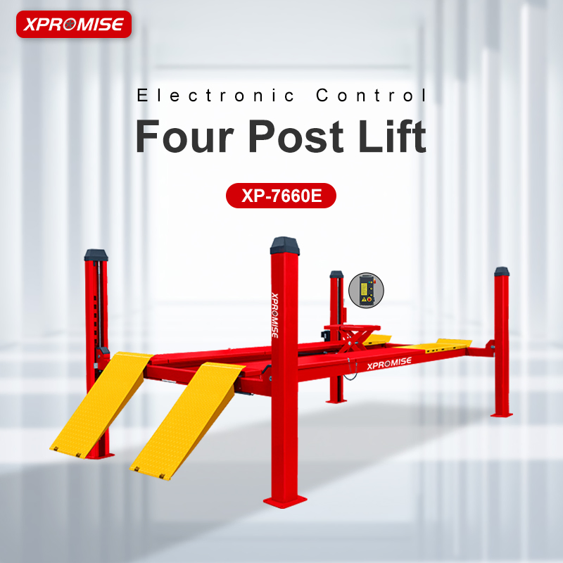 Electronic Control 4 Post Lift/Car Lifter Machine for Automobile Machinery with CE