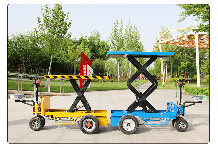 Mul-Functional Auto Battery Hydraulic Scissor Lift Platform Car Electric 3 Wheel Vehicle
