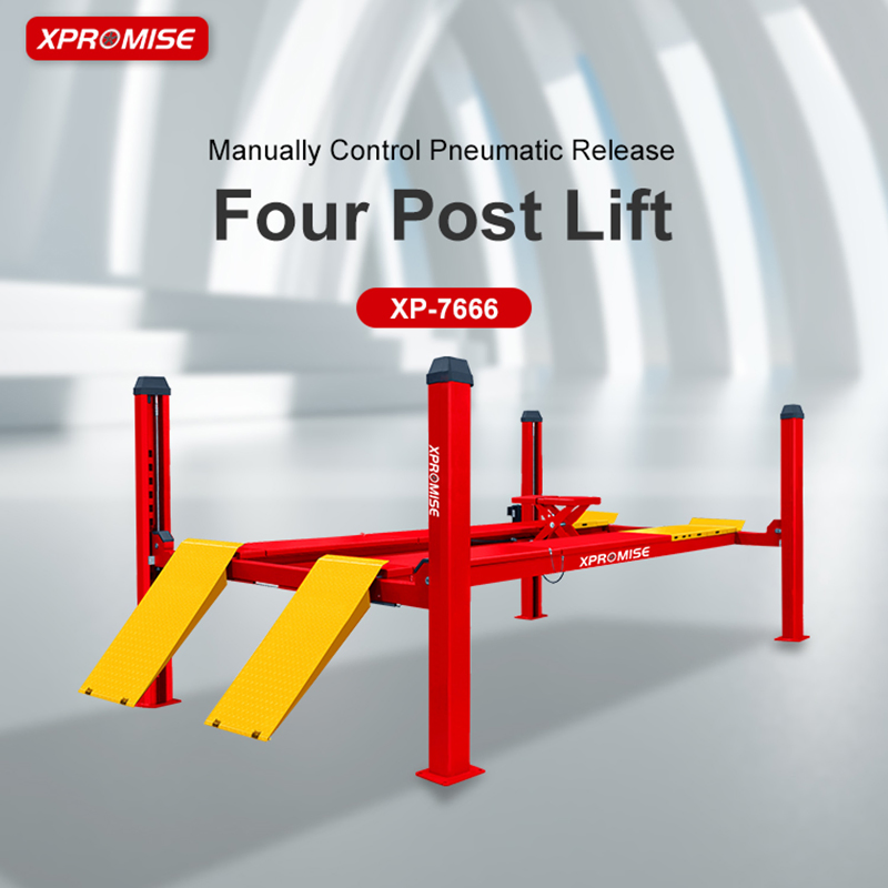 6t Manual Release Four Post Lift/Auto Lifter/Garage Equipment/Auto Repair Tool/Car Lifter