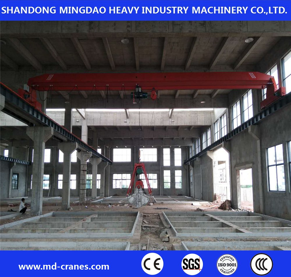 High Quality Customized Type ISO9001 Approved Low Price Overhead Manufacturer Grab Crane Qz