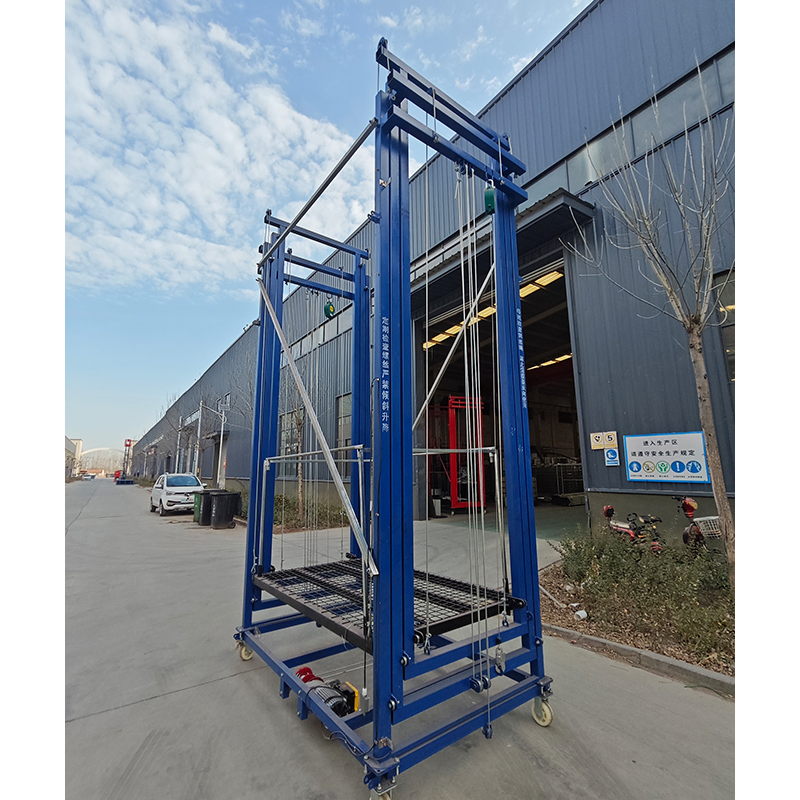 500kg New Fold Adjustable Portable Electric Scaffold 6m Lift Platform Safety Elevator Automatic Remote Control Mobile Lift