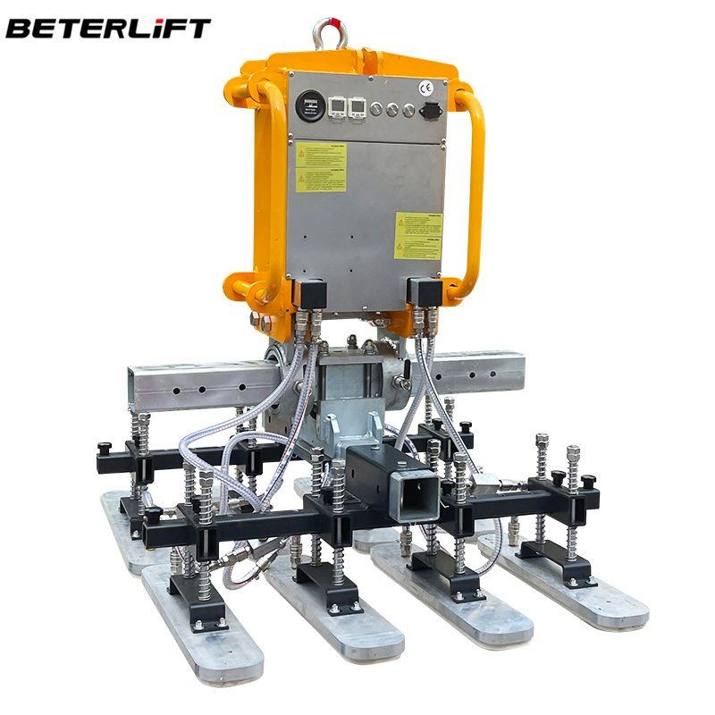 Jib Crane Use Electric Slab Lifter Pneumatic Suction Cup Glass Sandwich Panels Vacuum Lifter 300kg 500kg