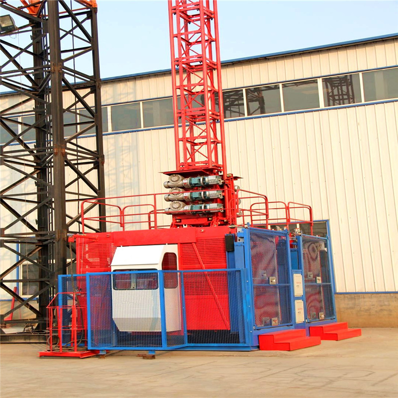 Double Cabin 2t Construction Hoist Lift in USA