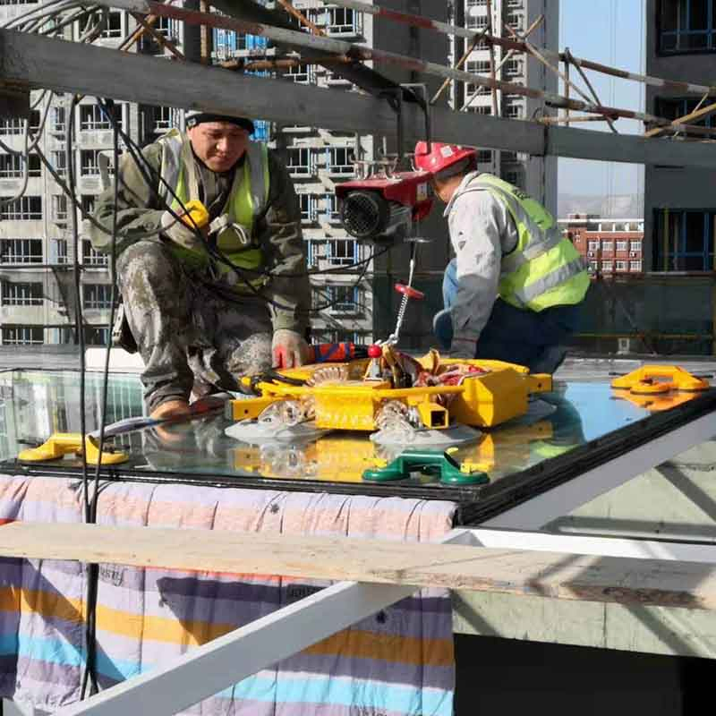 600kgs 800kgs Forklift Mounted Metal Steel Sheet Suction Vacuum Lift