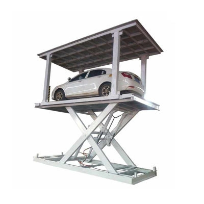 Portable Underground Garage Hidden Car Parking Lift with Double Floors
