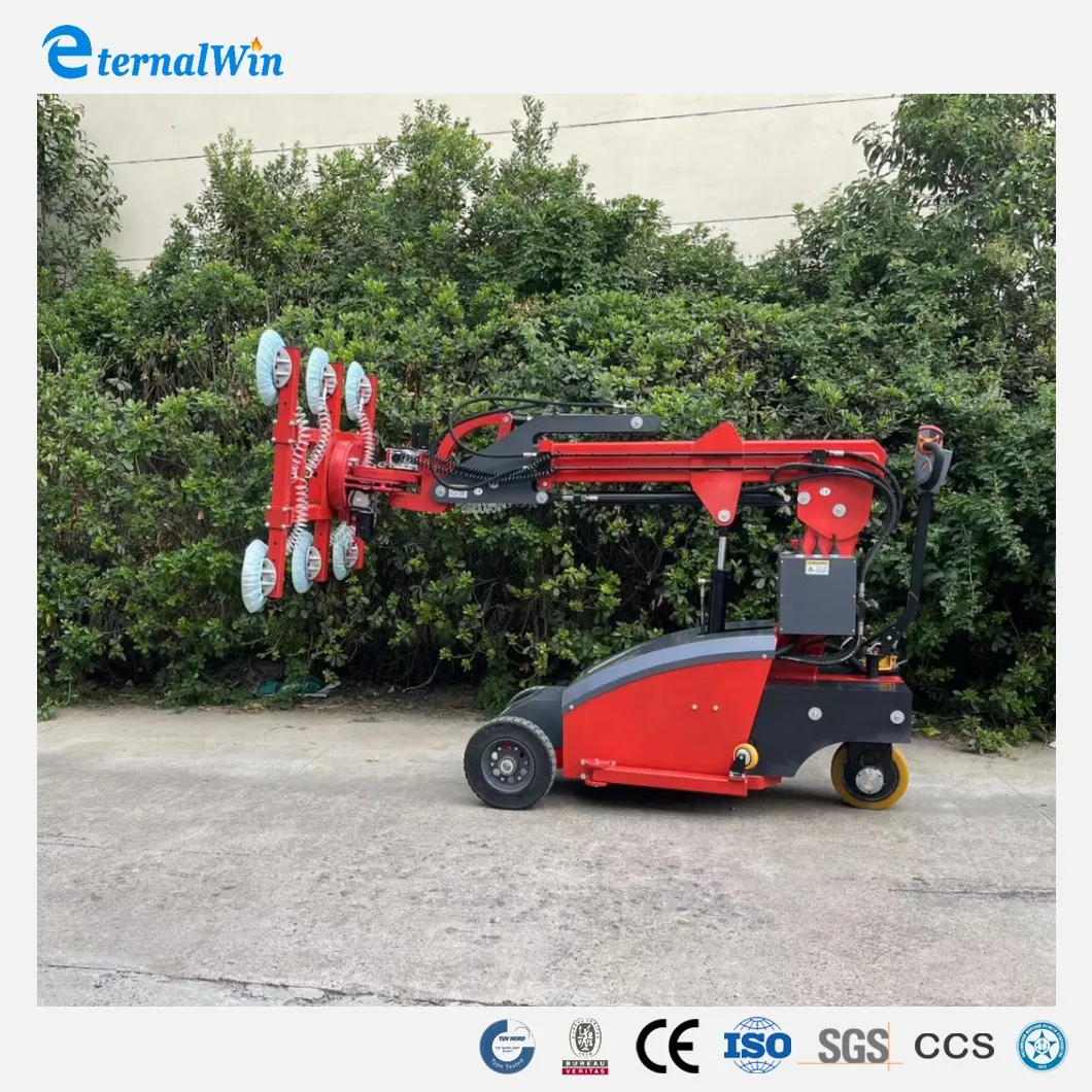 Battery Powered Glass Lift Robot with Strong Suction