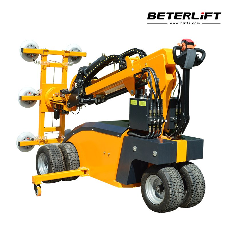 800kg Double Big Wheels Vacuum Glass Suction Lift for Uneven Road