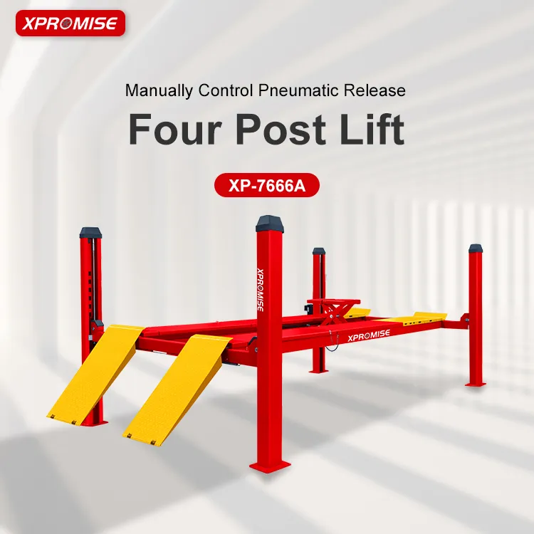 4 Post Car Lift View 1