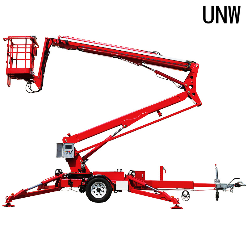 CE Approved Electric Power Man Lift Articulated Boom Lift with Crawler or Wheels