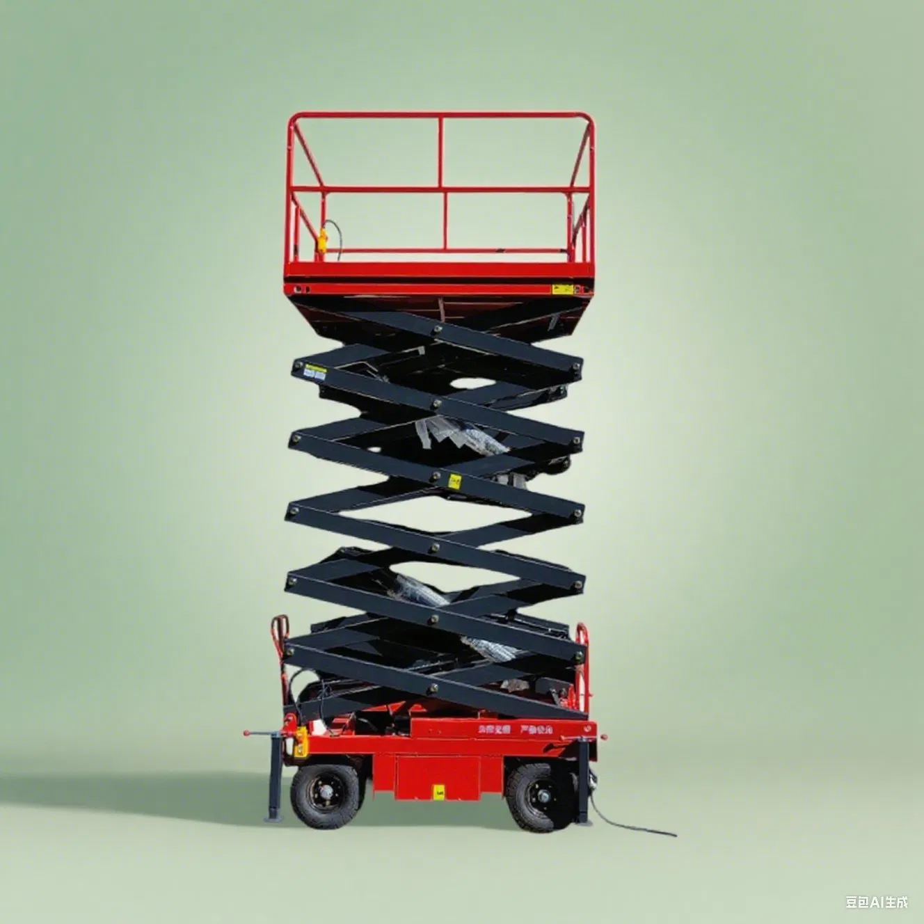 Portable Mobile Hydraulic Scissor Lift Manual Scissor Lift Platform Table for Warehouse and Construction Projects