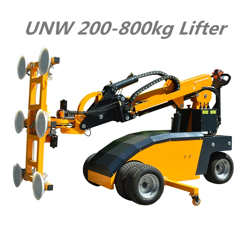 400-800kg Rough Terrain Model Double Pneumatic Tires Vacuum Lift for Grass and Muddy Road