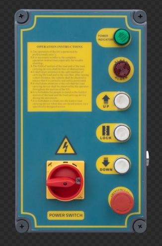 Heavy-Duty Hydraulic Floor Plate for 2 Post Car Lift/Two Post Lift-Electric Release