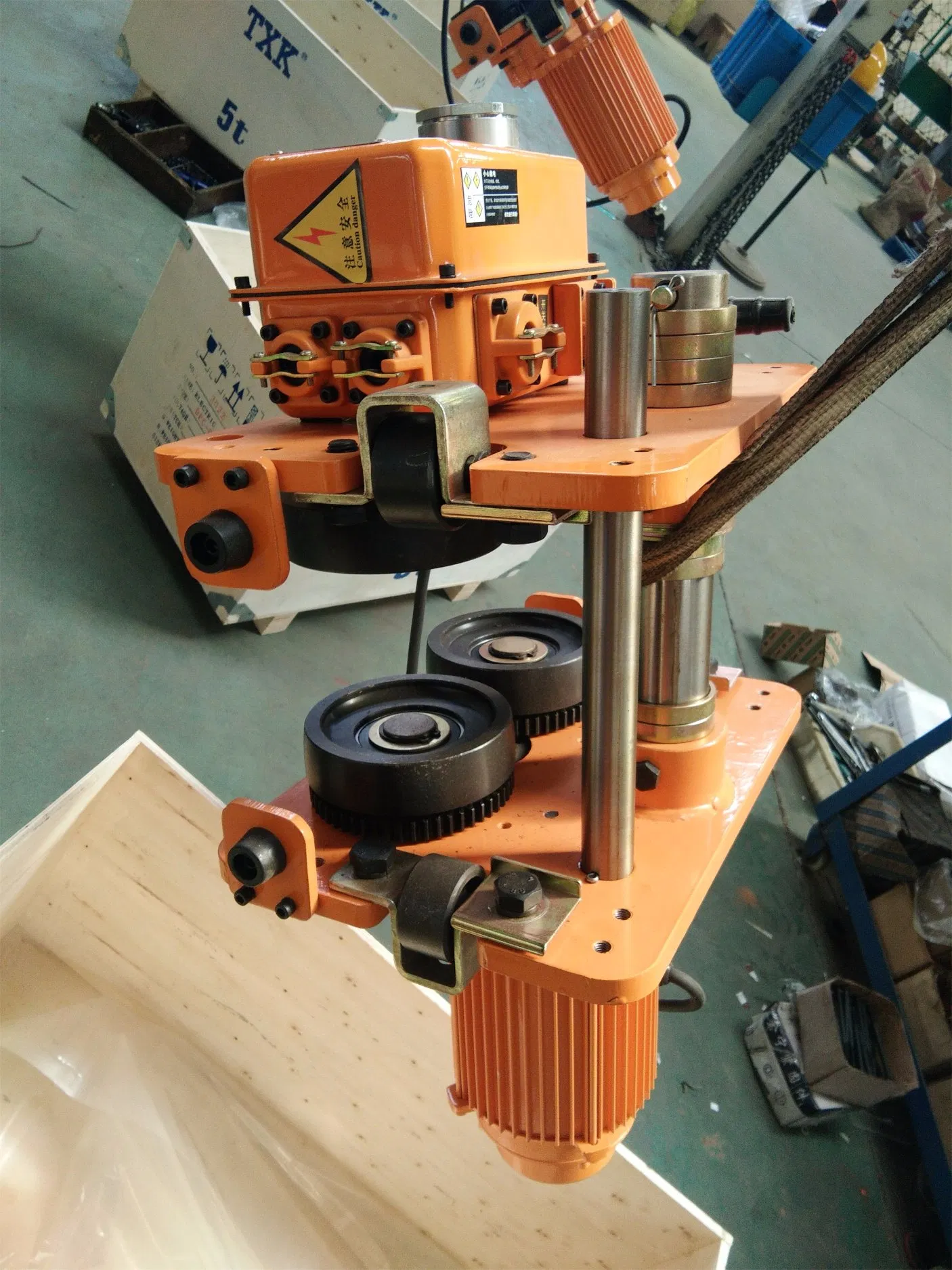 7.5 Ton Chain Pulley Lifts with 3 Falls Chain