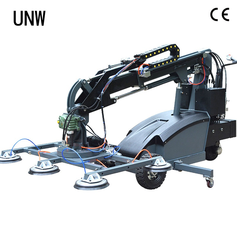 Battery Power Hydraulic 400/600/800kg Trolley Vacuum Glass Robotic Lifts Wich CE ISO