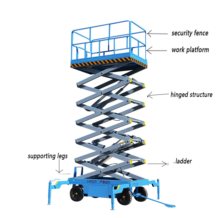 Hydraulic Aerial Work Platform Mini Scissor Lifting Platform