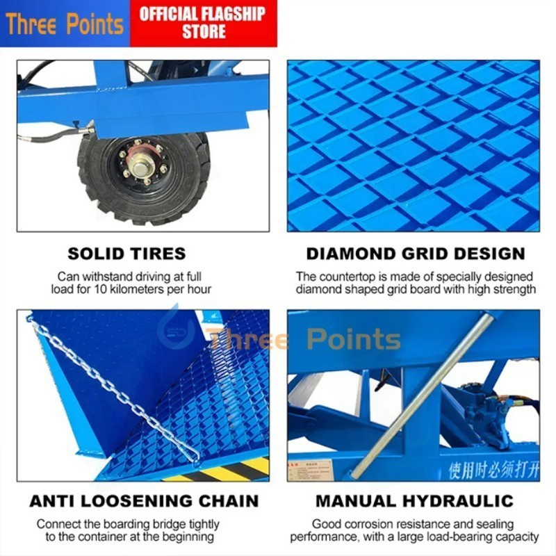 Reliable Performance Carbon Steel Construction Mobile Boarding Bridge for Logistics Containers Easy