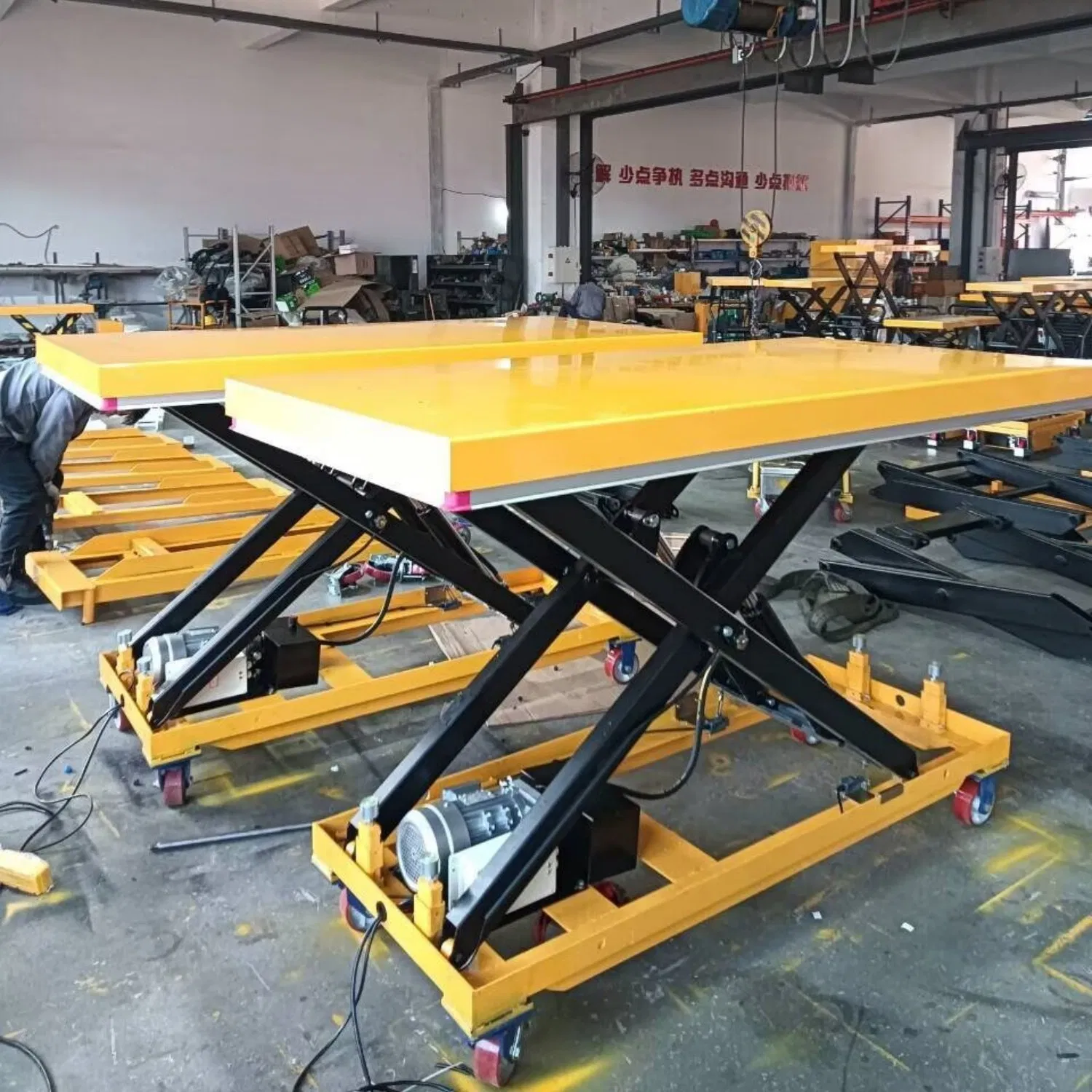 High Quality Electric Stationary Lifting Platform Low Cost Electric Scissor Hydraulic Lift Table