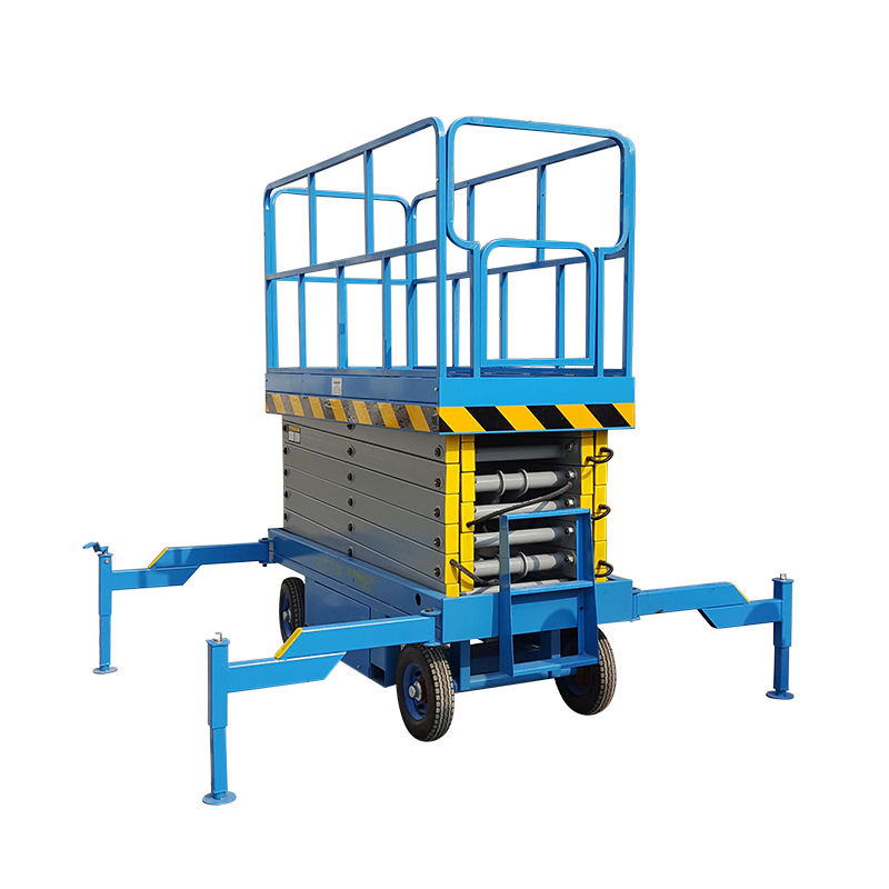 Factory Price Manufacture of Mobile Light Scissor Forklift Hydraulic Lift Platform Aerial Work Truck Freight Elevator