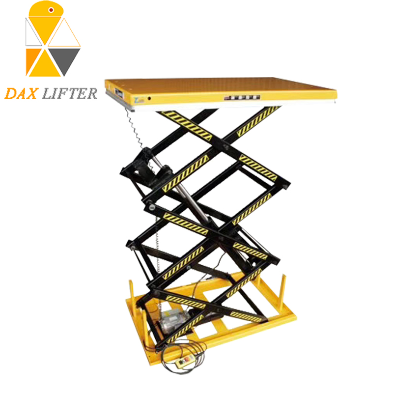 China Exported Lifting Goods Professional Stationary Hydraulic Material Lift Platforms