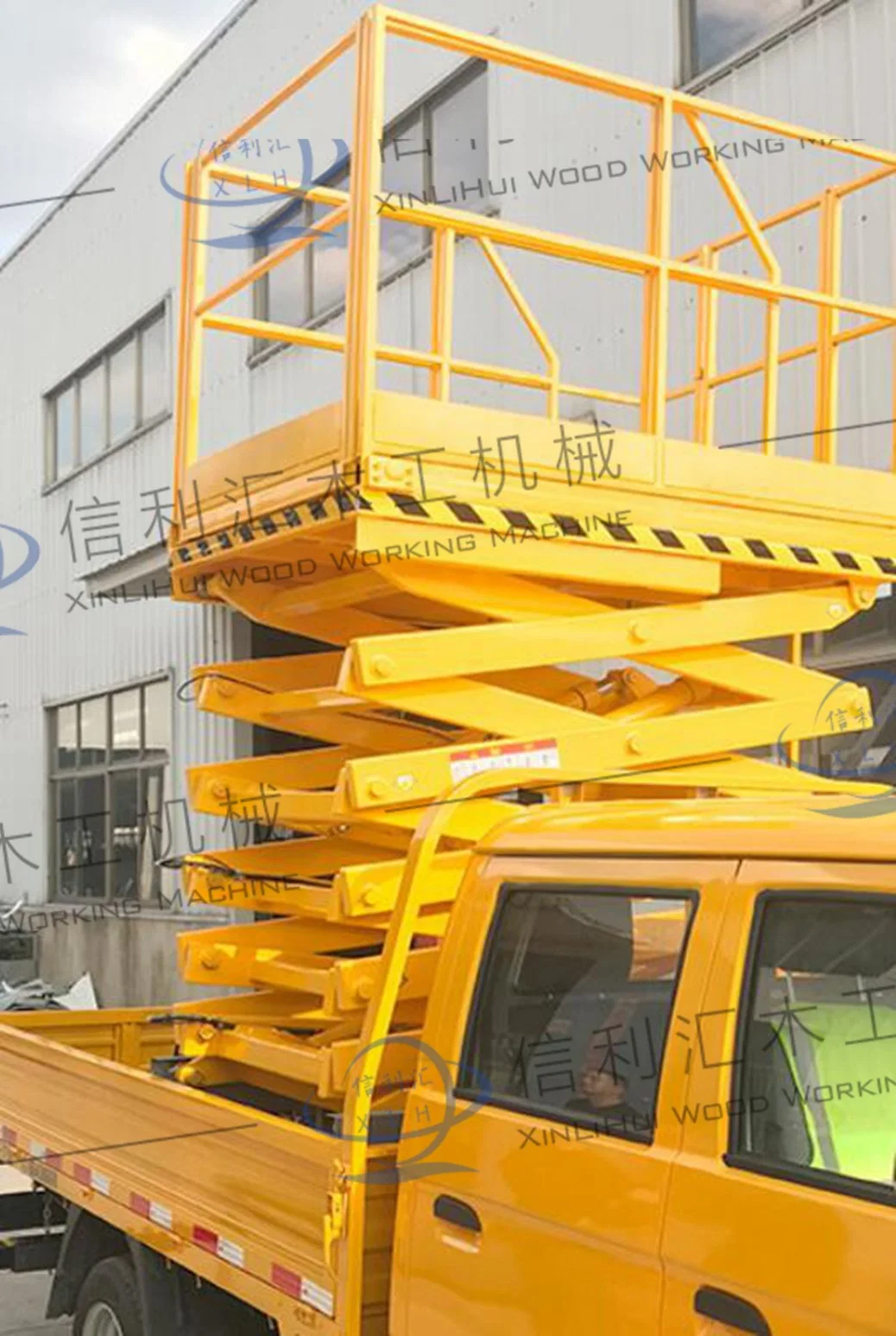 Lift Table Lifting Platform Fixed Hydraulic Lifting Platform Stationary Hydraulic Lifting Platform Sjyg Base for Transfer Mobile Cart, Metal Cart,