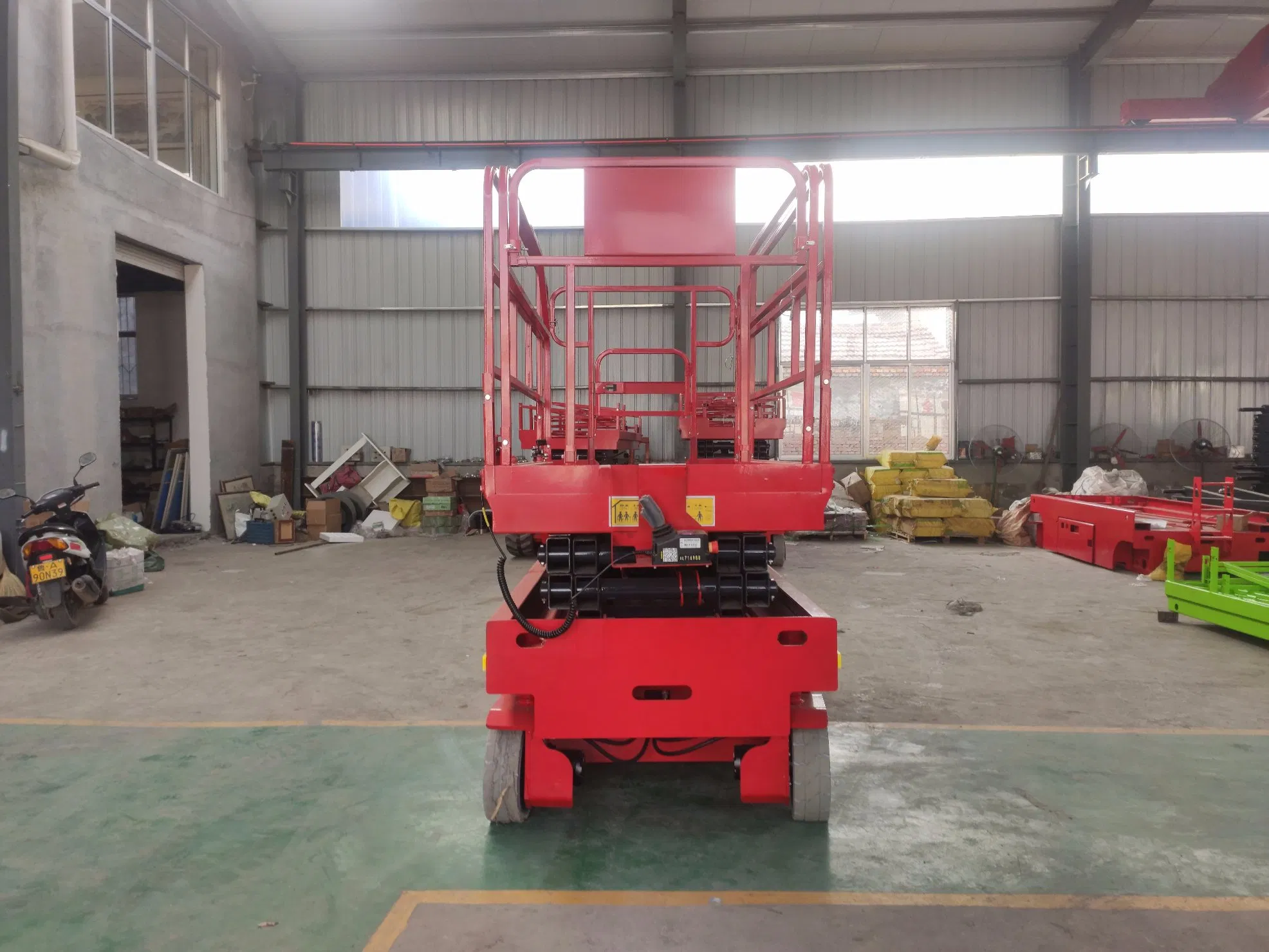 6m 8m 10m Small Automatic Skylift Mobile Lifter Scaffolding Mini Hydraulic Scissor Lift Tables Platform for Aerial Work