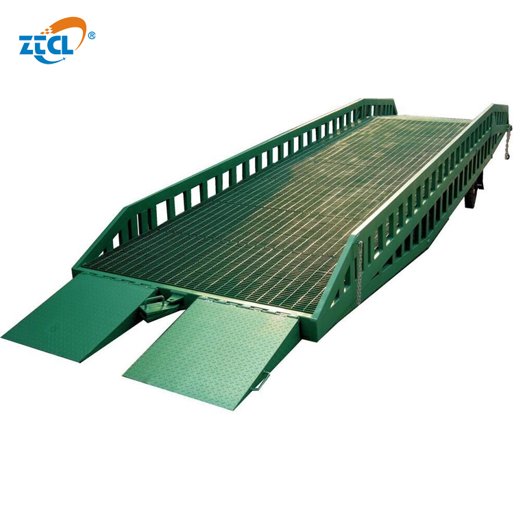 Ztcl Container Loading Dock Ramp Dock Leveler 6t-12t Mobile Movable Dock Ramps for Sale
