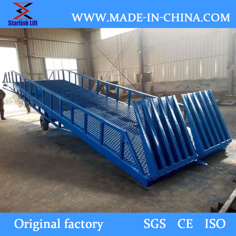 with CE Hydraulic Container Unloading Equipment Mobile Loading Dock Ramps Yard Ramp