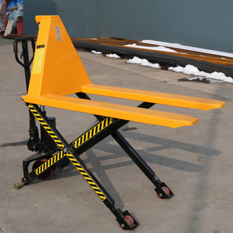 Mini Manual Hydraulic Scissor Lift Platform, Small Manual Hydraulic Lift Forklift, Transport Vehicle