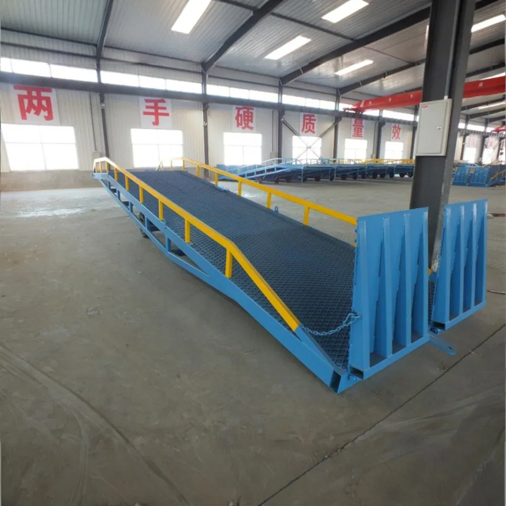 12 Ton Hydraulic Container Loading Unloading Platform Mobile Boarding Bridge Movable Climbing Platform