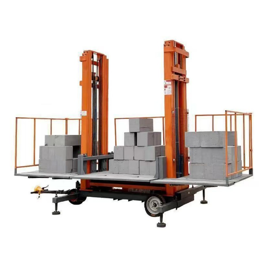 Architecture Aerial Work Freight Mobile Scissor Lift, 2 Ton Mobile Hydraulic Lifting Platform