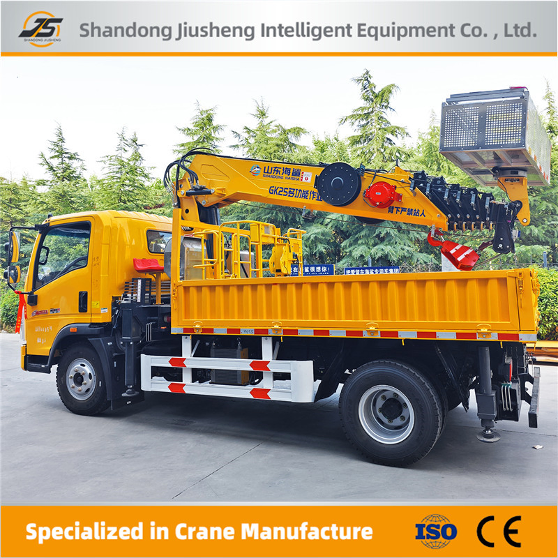 Climbing and Lifting Platforms High-Rise Billboards Are Equipped with Aerial Work Vehicles