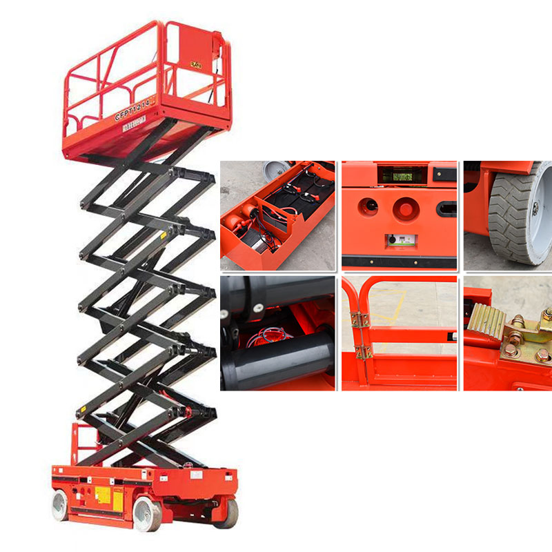 Popular Best Price Bridge Building 6-12m Hydraulic Mobile Electric Scissor Lift Scissor Lifting Platform