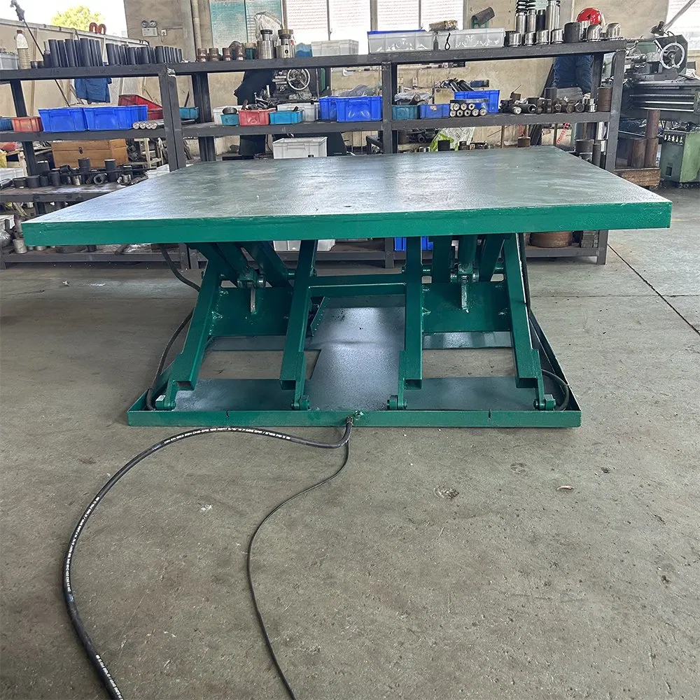 Customized 1000kg Vertical Stationary Scissor Lift Fixed Underground Hydraulic Lifting Platform