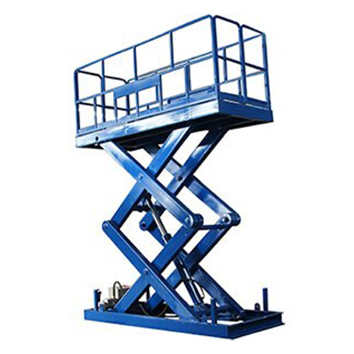 1t Stationary Hydraulic Electric Scissor Lift Tables Lifting Platform