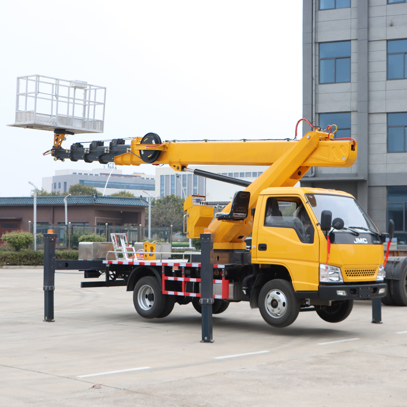 Hexagonal Working Boom 10-56m Hydraulic Boom Lift 20m 28m Aerial Lift Platform with Torque Limiter