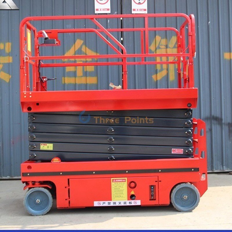 Low Price Mini Battery Powered Lifting Equipment Self-Propelled Platform for Aerial Work