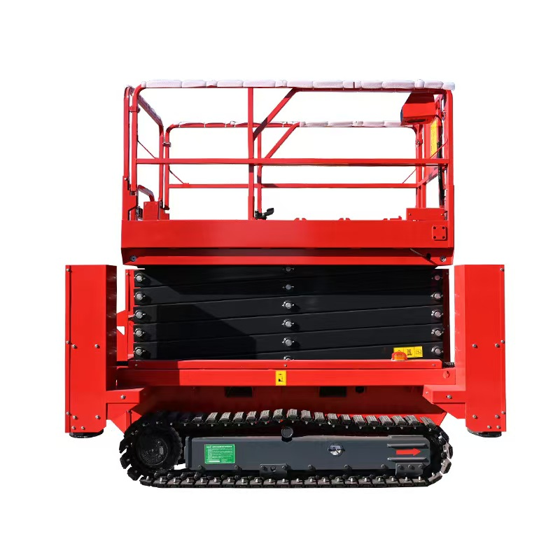 Small Self-Propelled Hydraulic Lift Platform Mini Home Mobile Scissor Crawler Platform