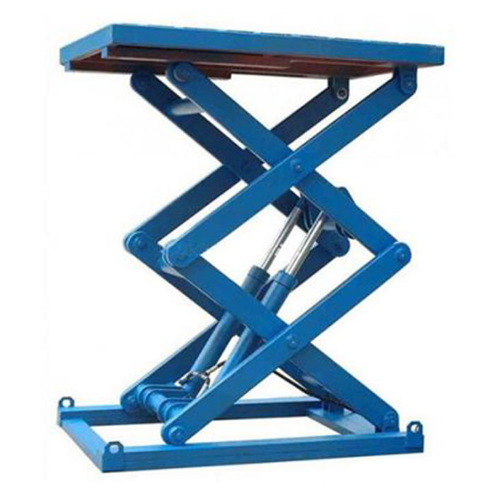 Tuhe Stationary Car Scissor Freight Elevator Lift Platform