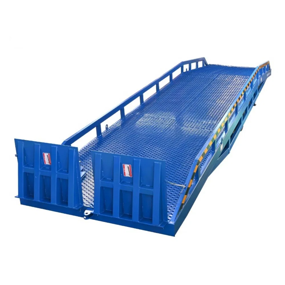 8 Tons Warehouse Truck Mobile Container Loading Dock Ramps Manual