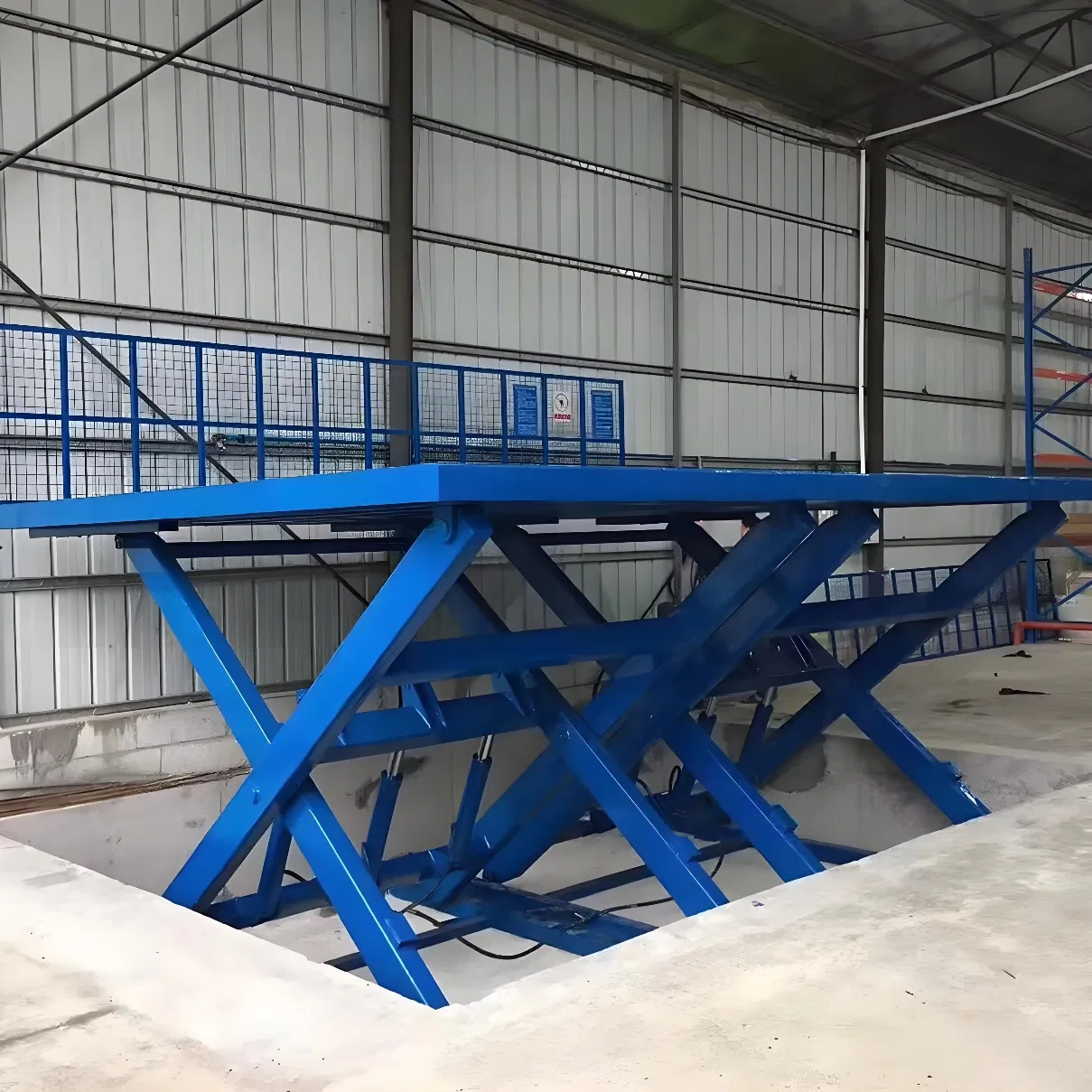 Stationary Hydraulic Lift Table Electric Scissor Lift Platform for Cargo Lifting