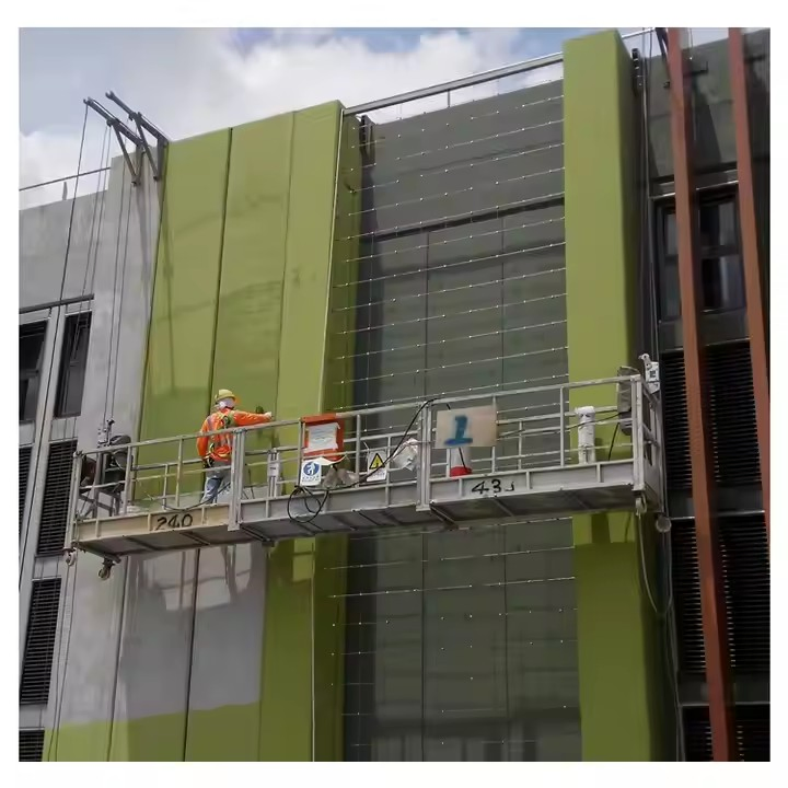 Heavy-Duty Galvanized Electric Suspended Work Platforms for Efficient Lifting