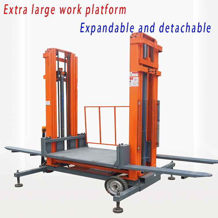 Foldable Hydraulic Building Brick Freight Steel Material Cargo Masonry Electric Lifting Platform