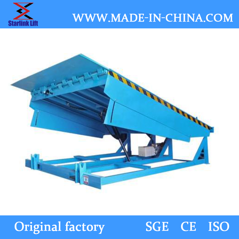 6t Portable for Warehouse Logistics Dock Leveler for Sale Fixed Yard Ramp