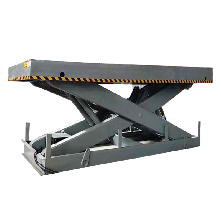 500kg Lifting Height Hydraulic in-Ground Stationary Scissor Lift Freight Elevator Lift Platform